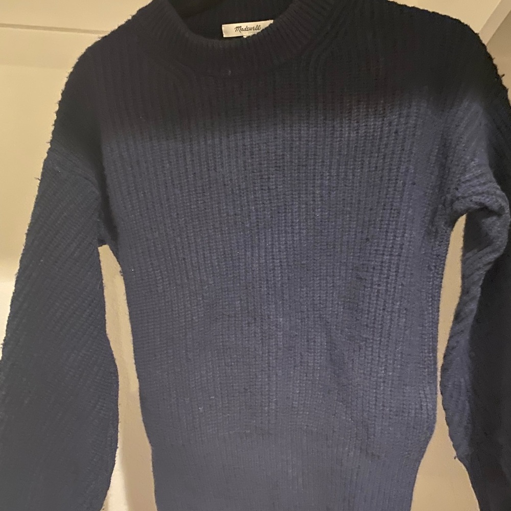 Madewell blue/ navy blue sweater XS